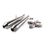 PREDATOR PRO BRUSHED EXHAUST FOR BONNEVILLE T120 TOTAL PERFORMANCE PACKAGE BC1902-011BR-09